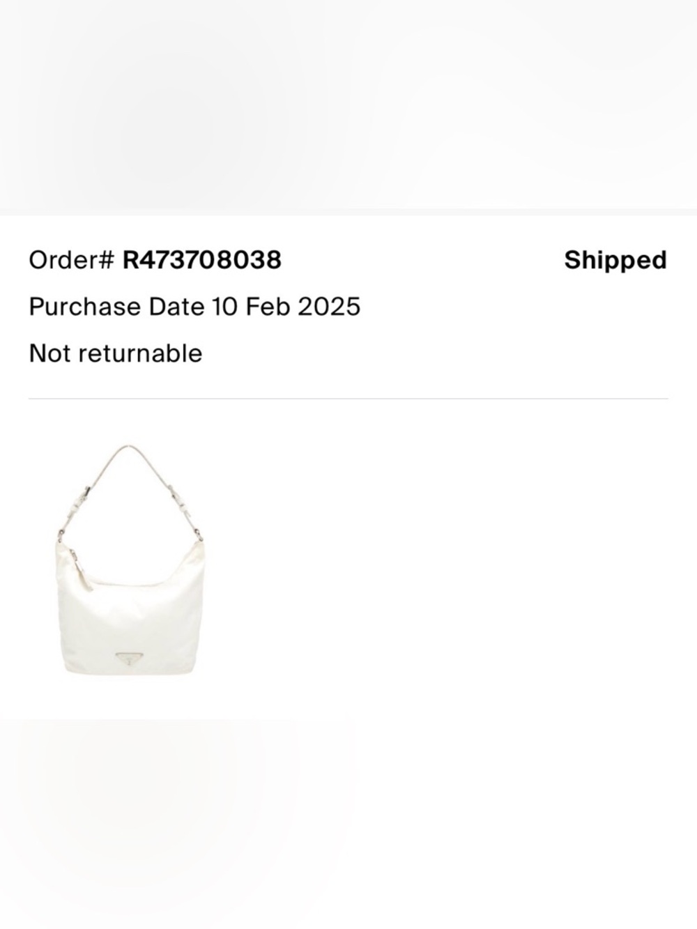 Prada Re-Edition White Nylon Mini Shoulder Bag Authenticated - Picture 3 of 15